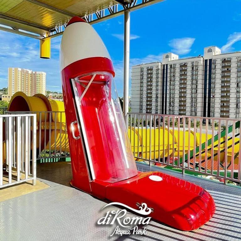 Lacqua Diroma Oficial - Diroma Acqua Park Incluido - Com Roupa De Cama E Banho 卡达斯诺瓦斯 外观 照片