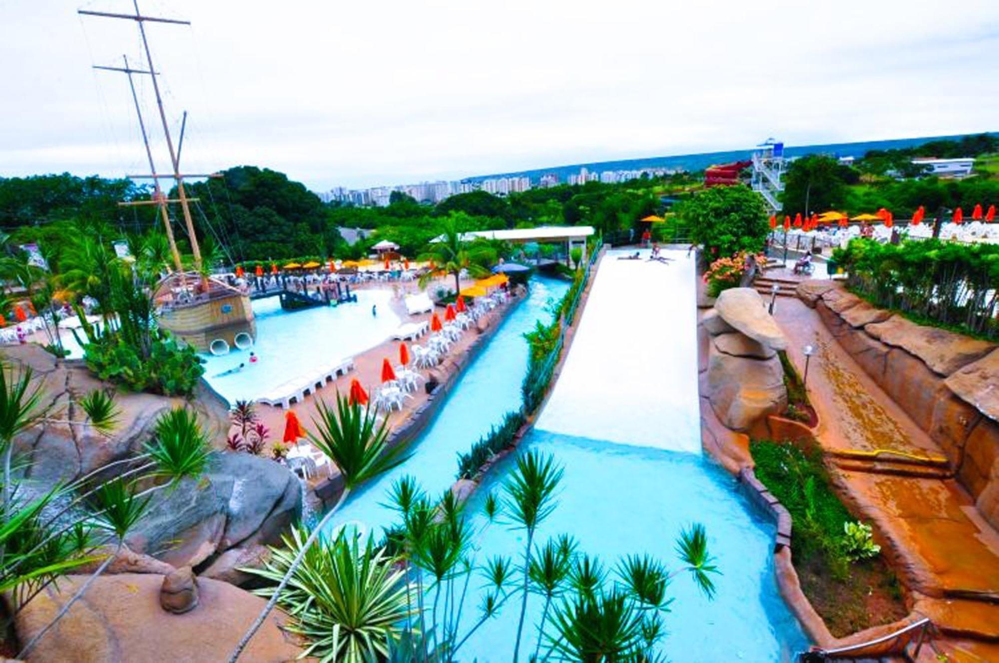 Lacqua Diroma Oficial - Diroma Acqua Park Incluido - Com Roupa De Cama E Banho 卡达斯诺瓦斯 外观 照片