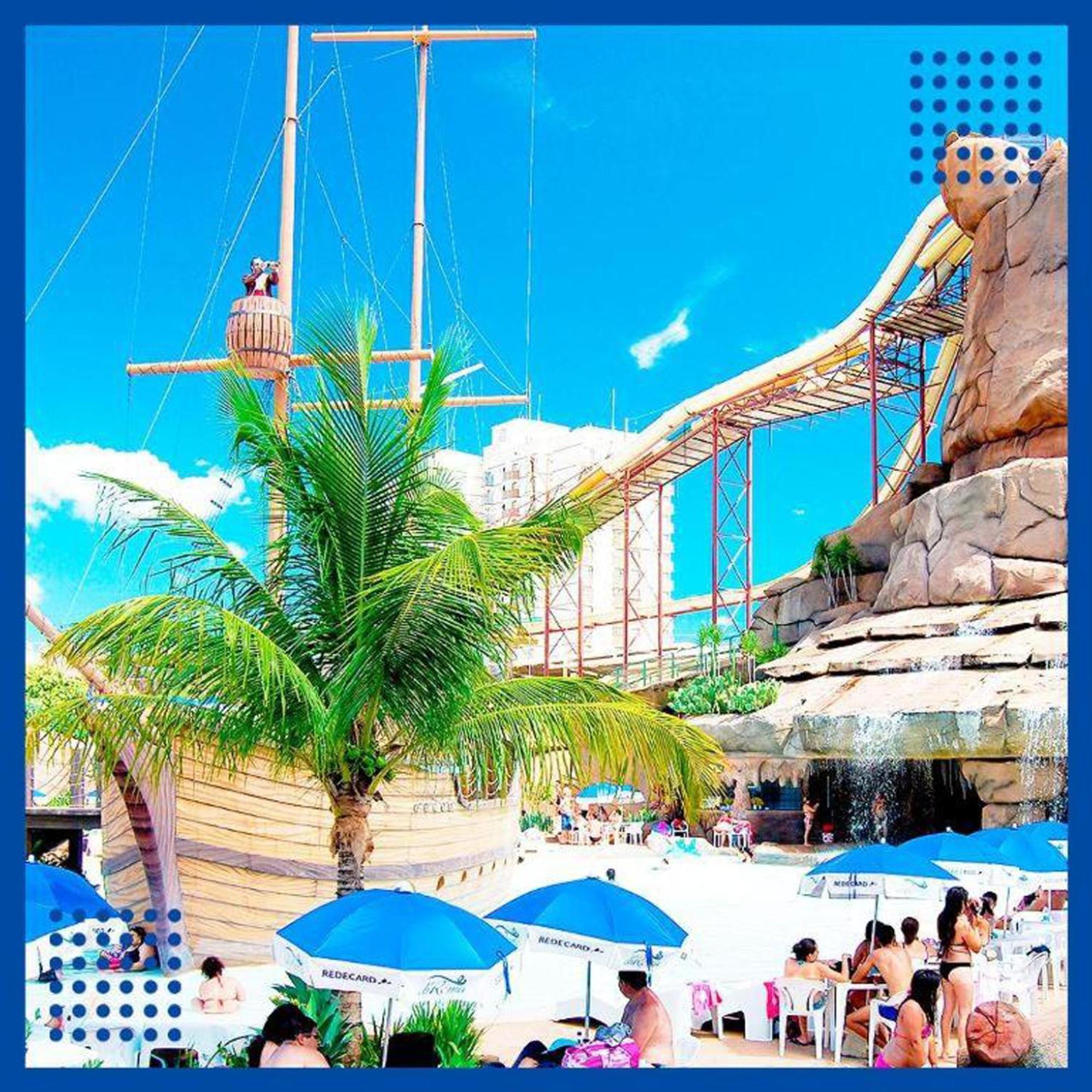 Lacqua Diroma Oficial - Diroma Acqua Park Incluido - Com Roupa De Cama E Banho 卡达斯诺瓦斯 外观 照片